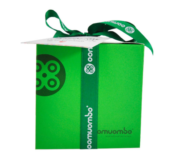 Caja de cartón verde para chuches- 500gr-1638
