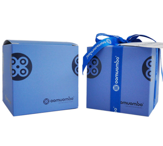 Caja de cartón azul para chuches- 500gr-0