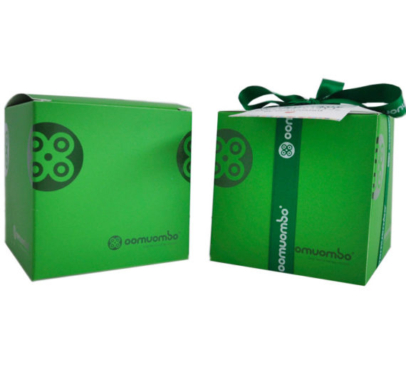 Caja de cartón verde para chuches- 500gr-0
